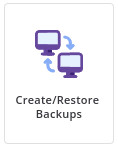 directadmin create/restore backup icon